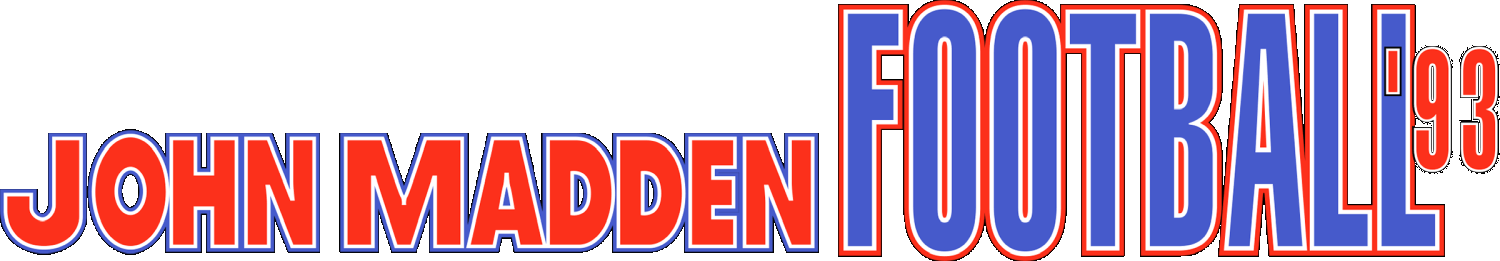 John Madden Football '93 logo for Super Nintendo